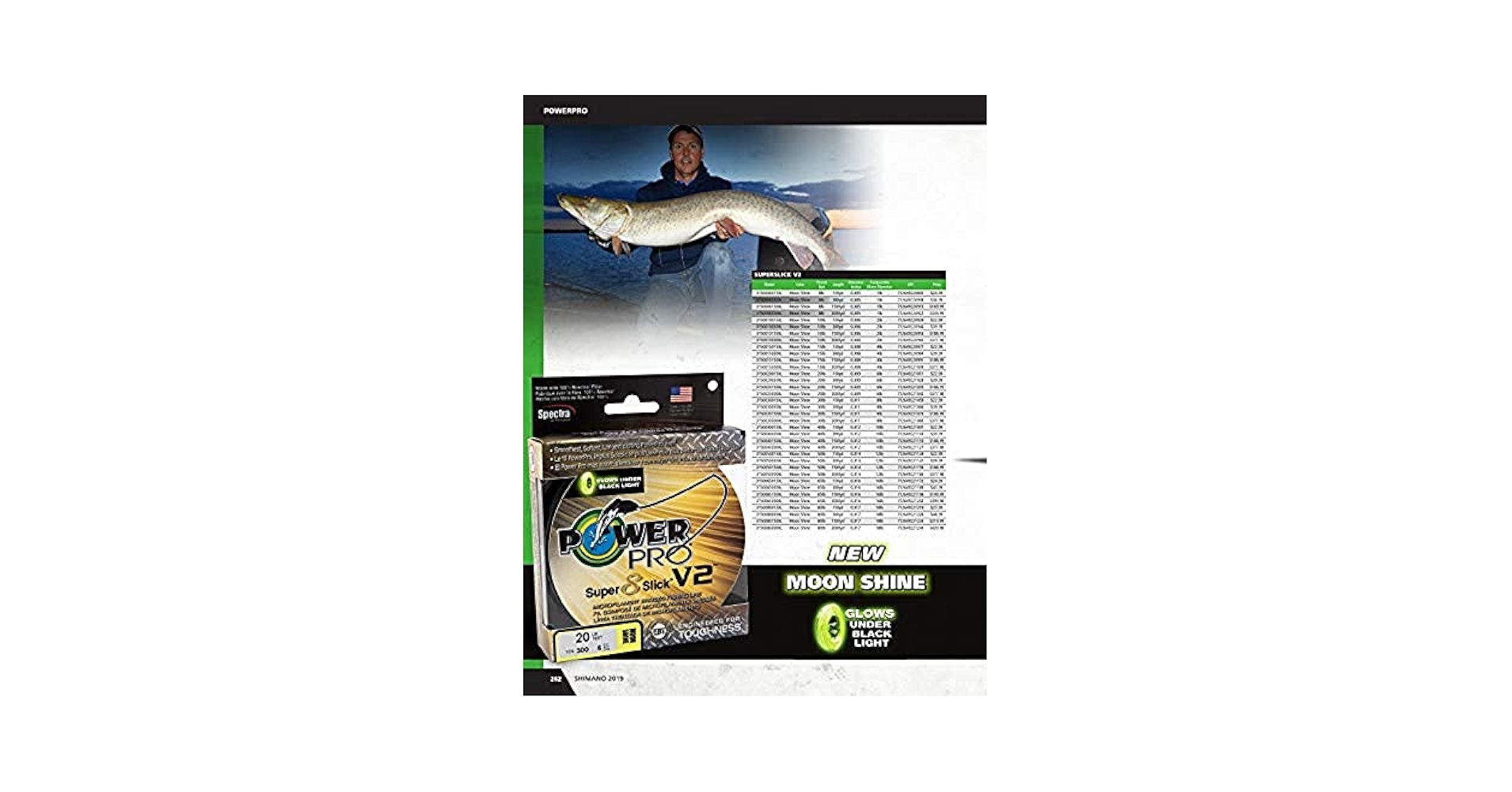 Shimano POWERPRO 40Lb 1500ヤード (約1372m) Amazon.com : POWER PRO SSV2 40 LB X 1500 YD Moon Shine Braid