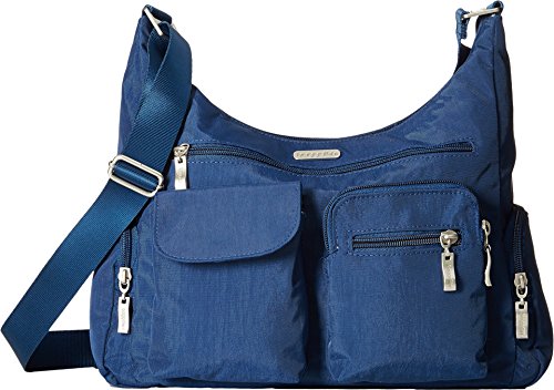 Image of Baggallini womens Everywhere Bagg Crossbody Women 11x9 Lightweight Nylon Hobo Water-resistant Travel Bag W /Rfid