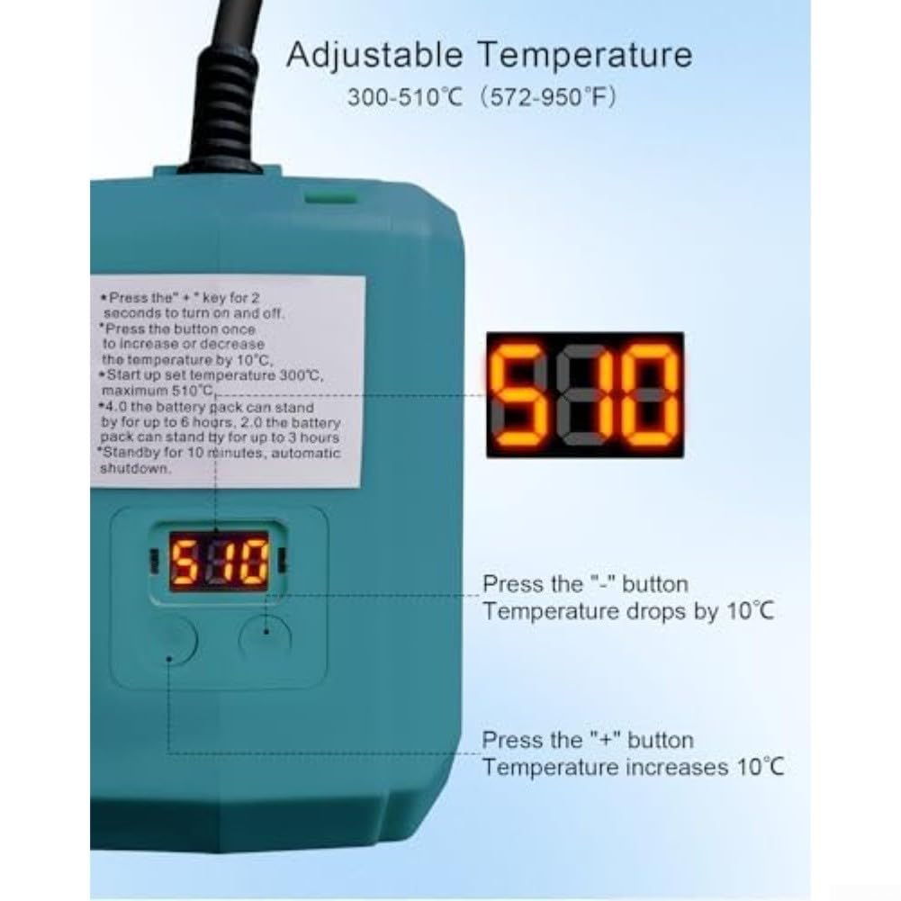 Ferro da Saldo Portatile 300-510°C per DIY