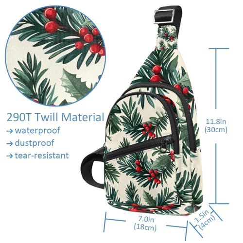 Sac à dos Candy Christmas 1 Sling multicolore compact pour les fêtes - 5