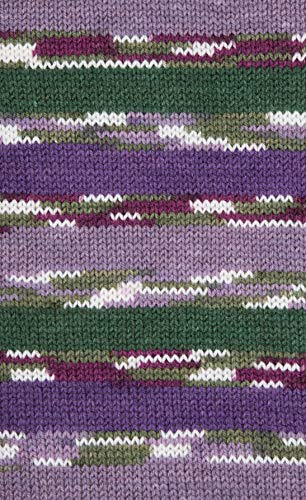 Gründl Yarn, Purple/Green Mix, 1 Knäeul - Image 3