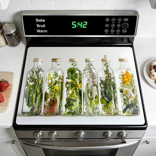 Image of Stove Burner Covers Non-Slip Electric Cooktop Protector Mat (G253386)