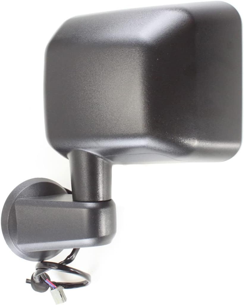 For Jeep Wrangler 2011 2012 2013 Door Mirror Driver Side | Power | Heated | Manual Folding | Textured | 5182175AB | CH1320319