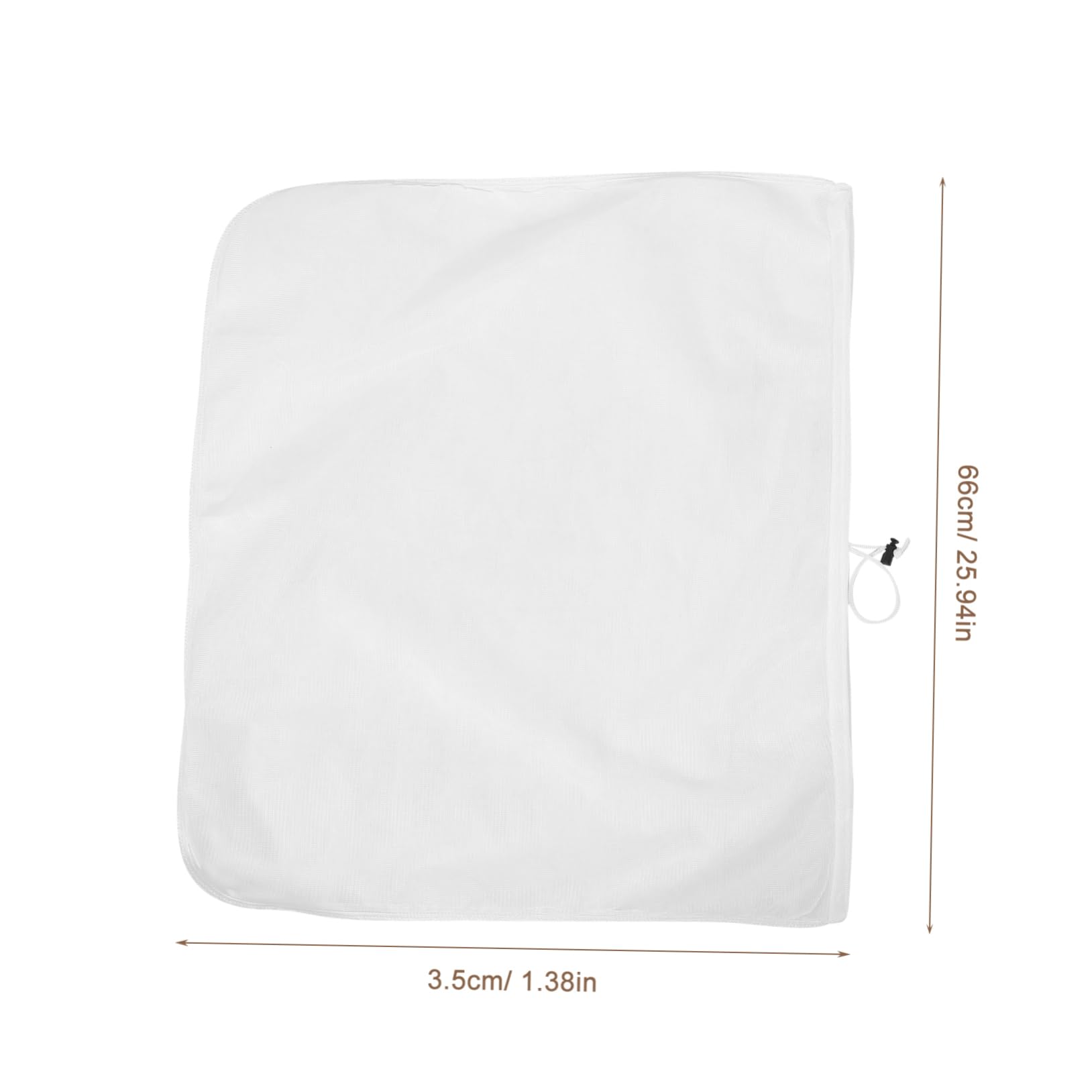 Cabilock 5pcs Fine Mesh Strainer Bags for Brewing Reusable Food Filter Pouches for Juice and Cheese Drawstring Design for Home Brewing and Cooking