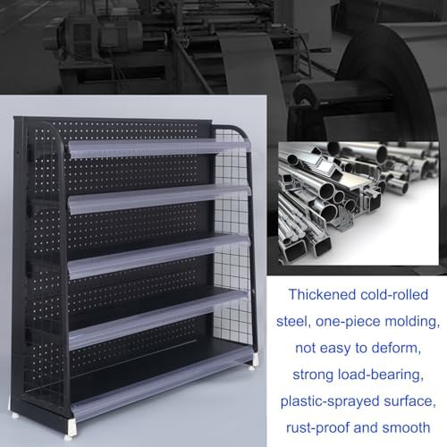 Adjustable Display Rack - Standing Shelf Organizer for Pantry, Fruits, Vegetables - Ideal for Home Storage, Kitchen Organization, Market Displays, Retail Use