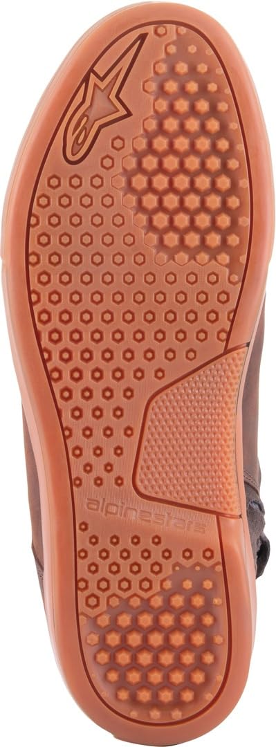 Alpinestars Chrome Crafted Drystar Scarpe da moto impermeabili, marrone, 12 (45.5)