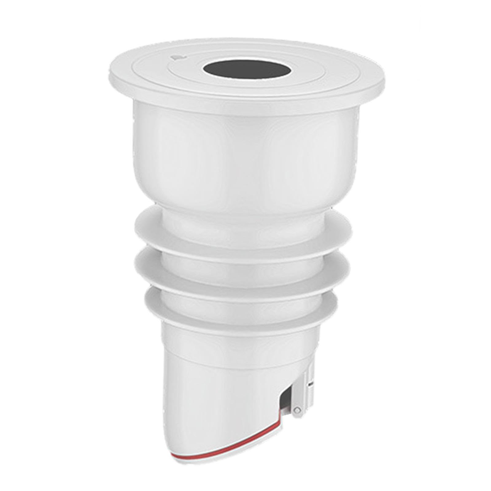 Drain Pipe Seal Silicone Deodorant Seal for Toilet Sink Drain Mop Pool Drain White 78mmx53mm-image-35