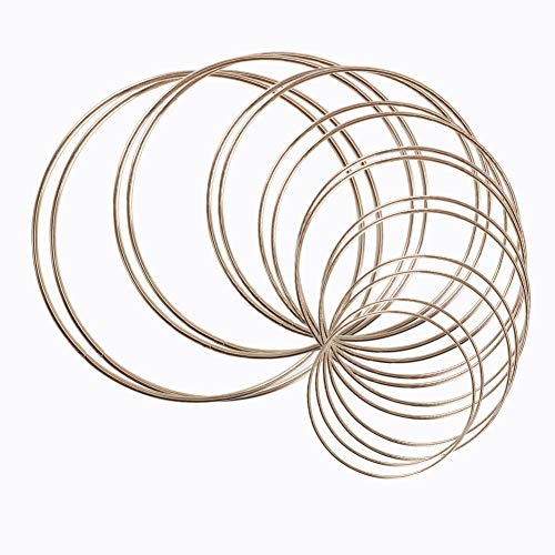 16 aros de metal, aros de metal, aros de macramé, para atrapasueños...