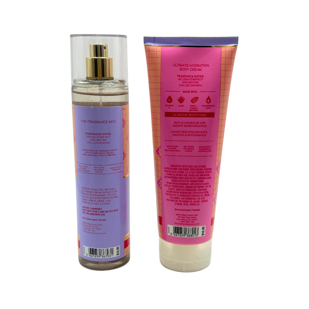 Amazon.com : Bath & Body Works STARFRUIT SANGRIA Fine Fragrance