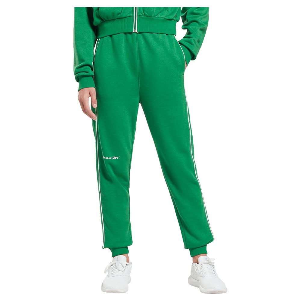 Reebok Women's ID Energy French Terry Sweatpants, Glen Green, XL