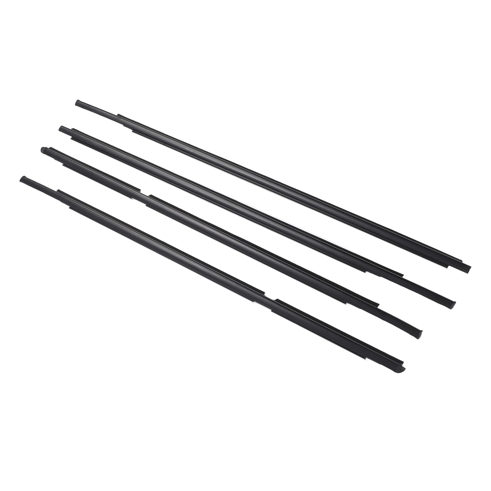 Kit Guarnizioni per Portiera Auto per 2005-2011 Modanature per Strisce di Tenuta per Finestrini [Guida Silenziosa e confortevole] 4 Pezzi