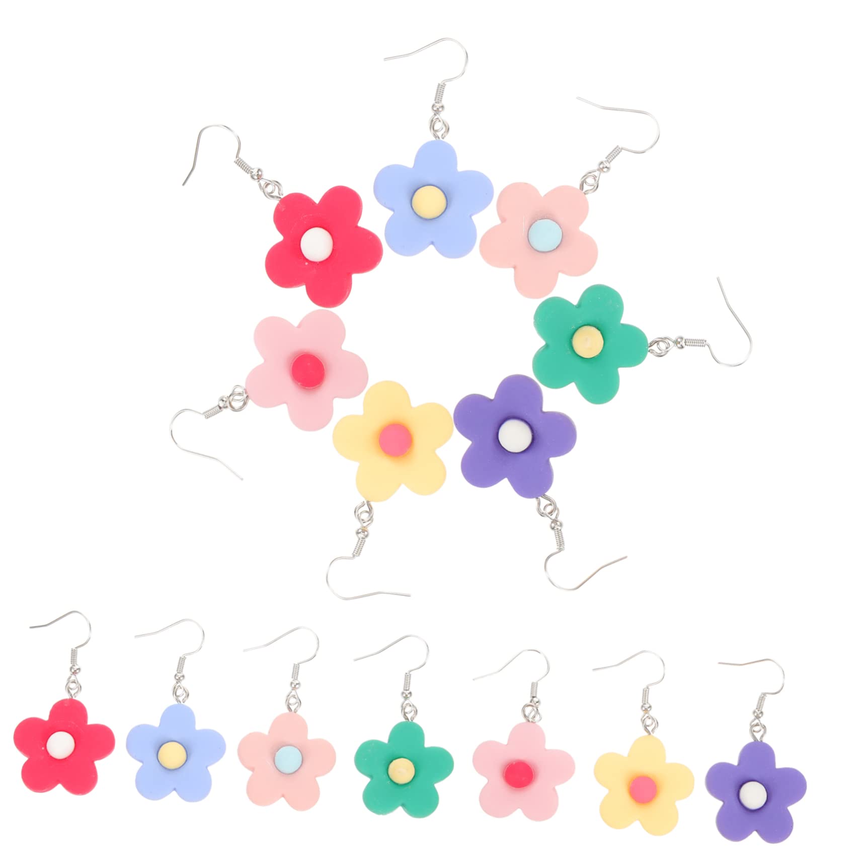 SHERCHPRY 28paia Orecchini Pendenti Floreali Resina Per Donna Di Colorati Per Feste e Occasioni Speciali Accessori Di Moda Per Ogni