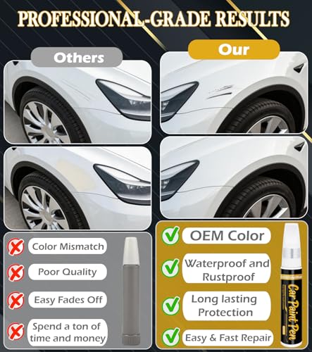 Touch up Paint for Cars (Solid Black+Clear Coat) — view 2