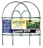 Origin Point 041808 Gard'n Border Round Folding Fence, Green, 18-Inch x 8-Feet