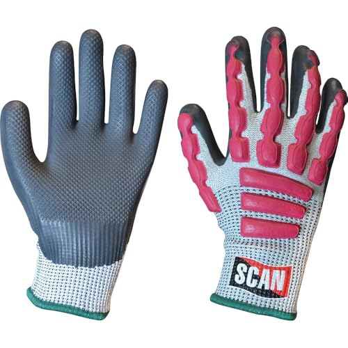 Gants anti-chocs latex Scan SCAGLOAIM contre les coups