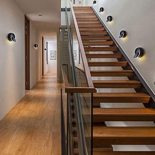 Applique LED ronde Eclipse pour un éclairage mural non éblouissant 14cm - 2