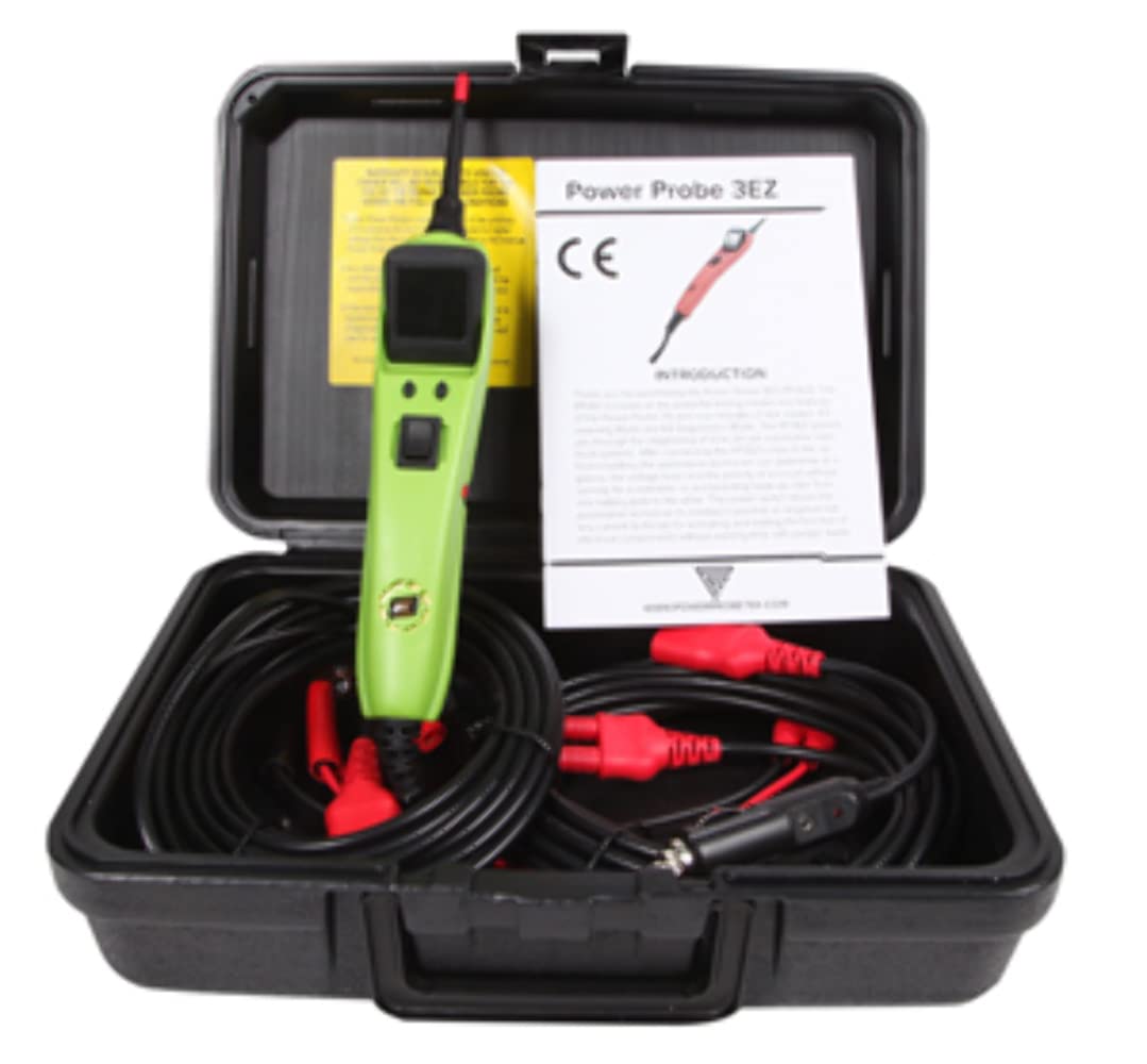 Power Probe PP3EZGRNAS Circuit Tester with Learning and Diagnostics Mode for Easy Automotive Electrical and Component Testing for 12 to 24 Volts Electrical Systems