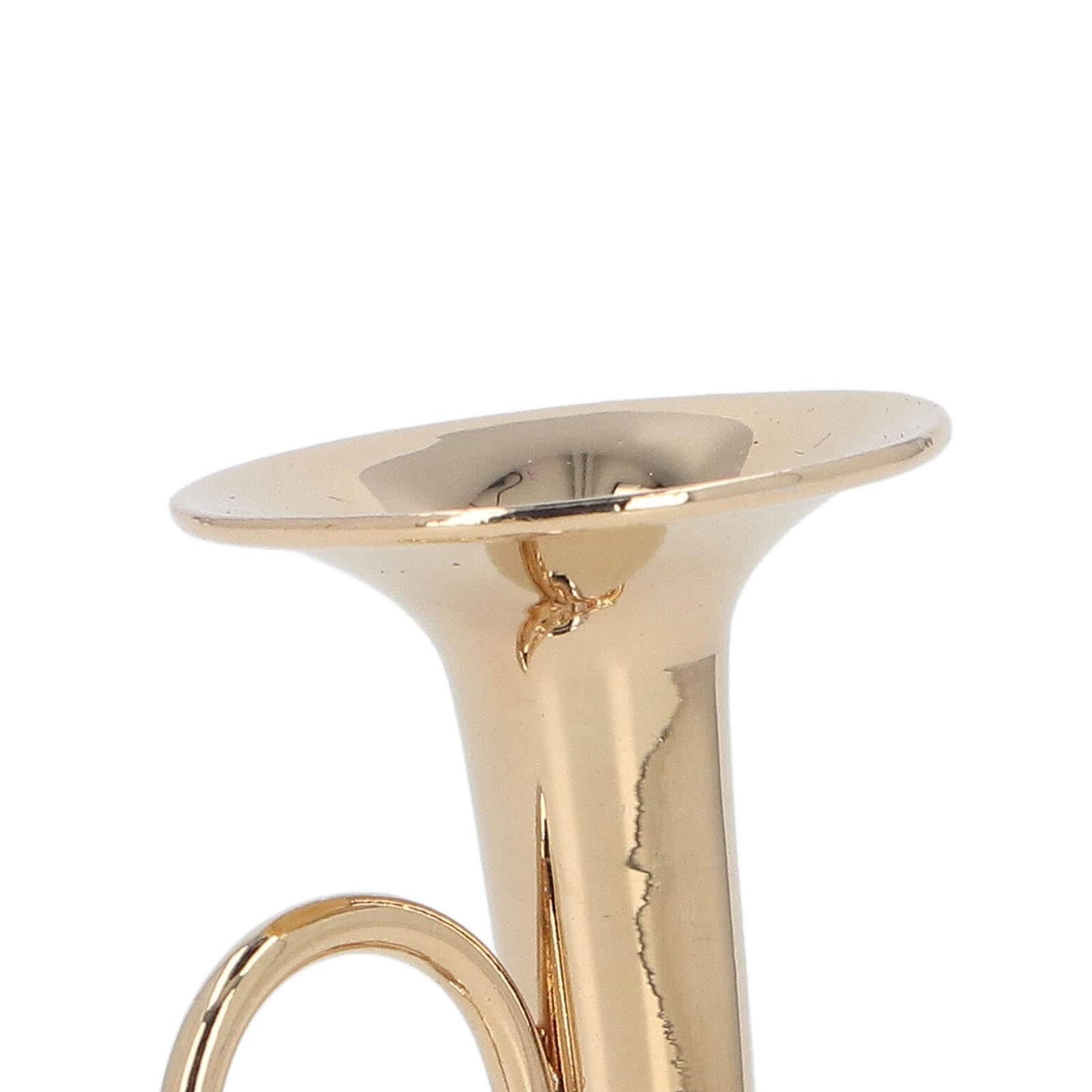 Modèle de Tuba Miniature, Répliques de Modèles D'instruments de Musique élégants en Euphonium plaqué or avec Socle pour les Amateurs de Musique, Idéal pour les Bureaux et les