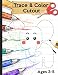 Trace Color and Cutout: 3 in 1 Trace Color and Cut out | Big Scissor Skills Practice Workbook For Preschool | Fun Cutting Activity Book for Toddlers ... | Fine Motor Skills, Hand-Eye Coordination