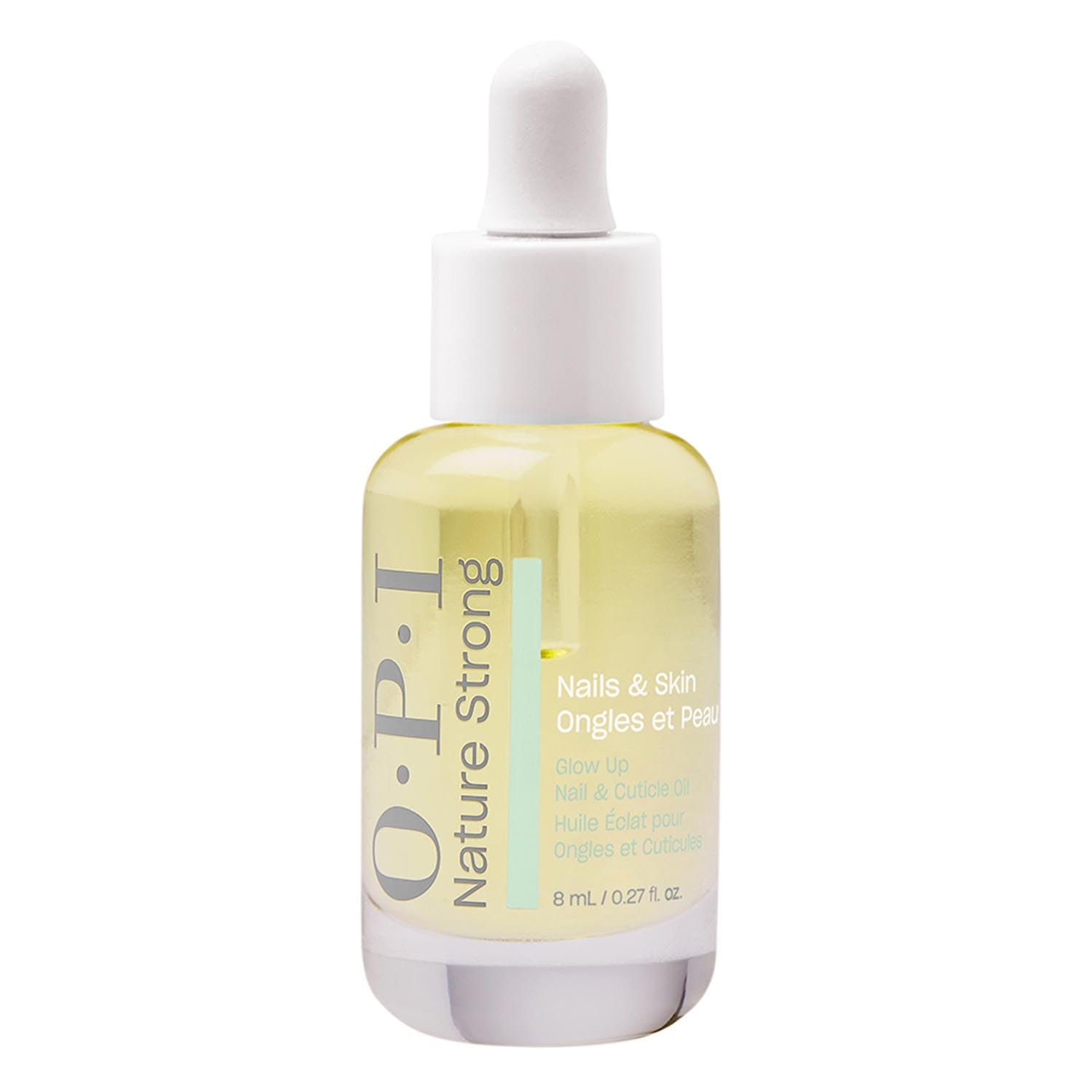 OPI Nature Strong Glow Up Nail and Cuticle Oil– Olio per Unghie e Cuticole con Vitamina E, cuticole morbide e nutrite – Disponibile in 8ml, 15ml e 30ml