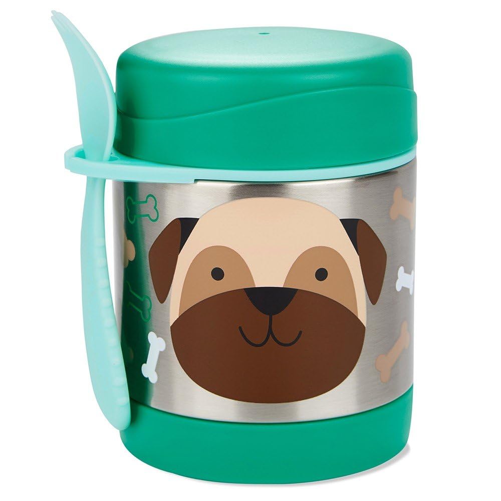 Skip Hop Insulated Baby Food Jar, Zoo, Pug