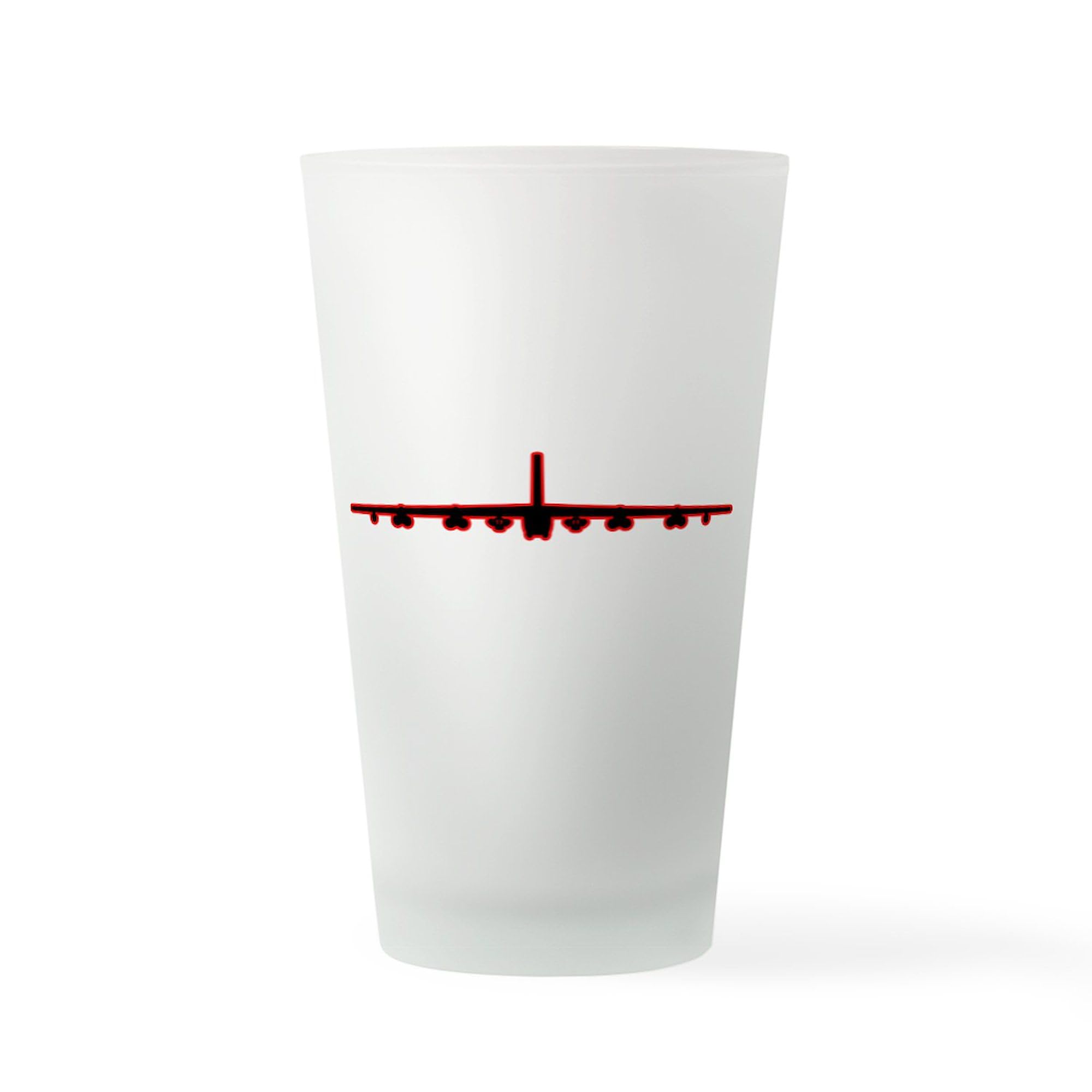 CafePress B 52 Black Red Pint Glass, 16 oz. Drinking Glass