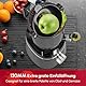 TPGSING Entsafter Slow Juicer, 250W Geräuscharmer DC-Motor Elektrische Saftpresse, Entsafter Gemüse und Obst mit 130mm Großer Einlassdurchmesser, Leichte Reinigung Slow Juicer Testsieger mit 2 Tassen