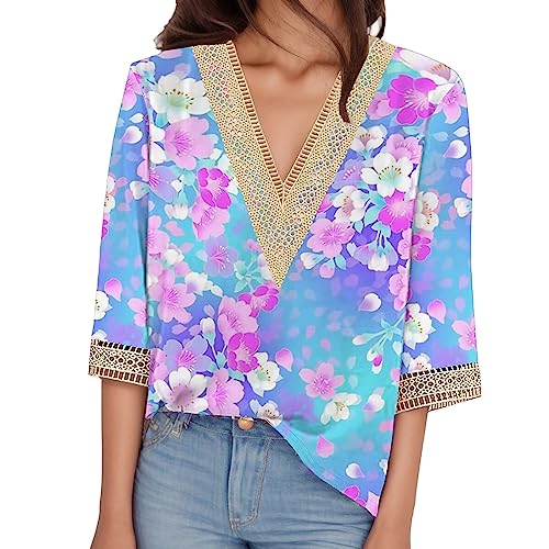 Blusa elegante para mujer 2023, bonita parte superior para mujer, fiesta, blusa sin vientre, color blanco, blusa negra, estampado en la espalda, hermosas blusas, azul celeste, M