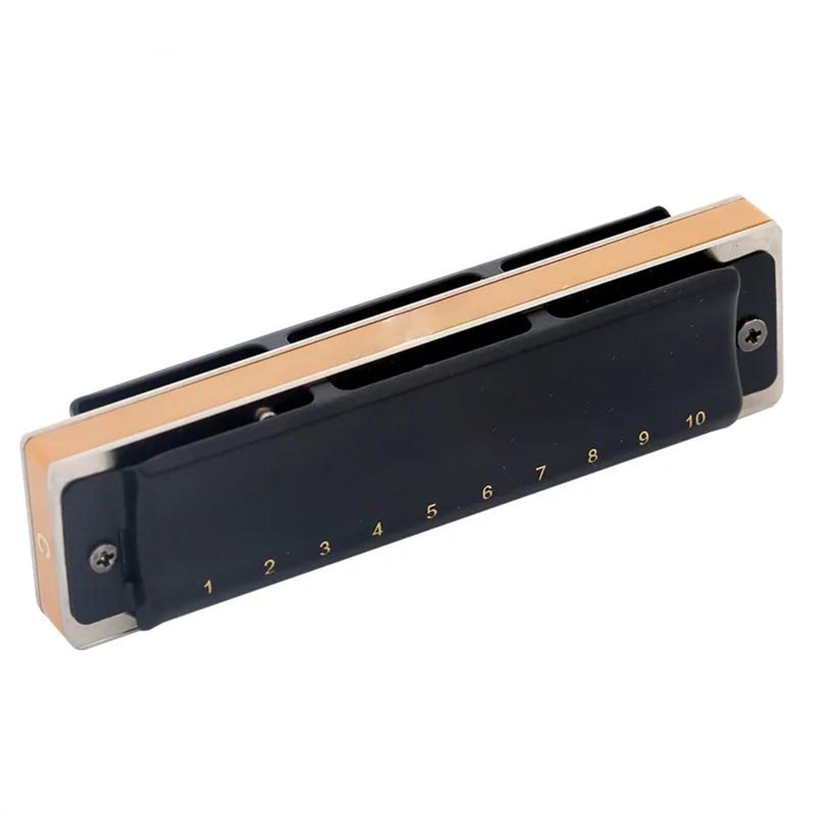 Instrument Harmonijkowy Nowa 10-otworowa Harmonijka T008S Blues Harp Richter Harmonijka Z 12 Klawiszami Dobrej Jakości Harmonijka Dla Dorosłych Graczy(G Key)