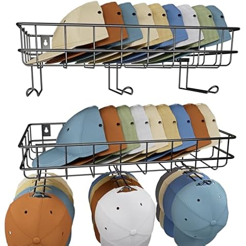 XRMAO Metal Wall Hat Racks Cover
