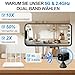iPalamila 2K HD 21 Tage Mini Kamera, 5G WiFi & Bluetooth Überwachungskamera, Indoor Nachtsicht Sicherheitskamera Zwei-Wege-Gespräch mit Bewegungserkennung für Home Office