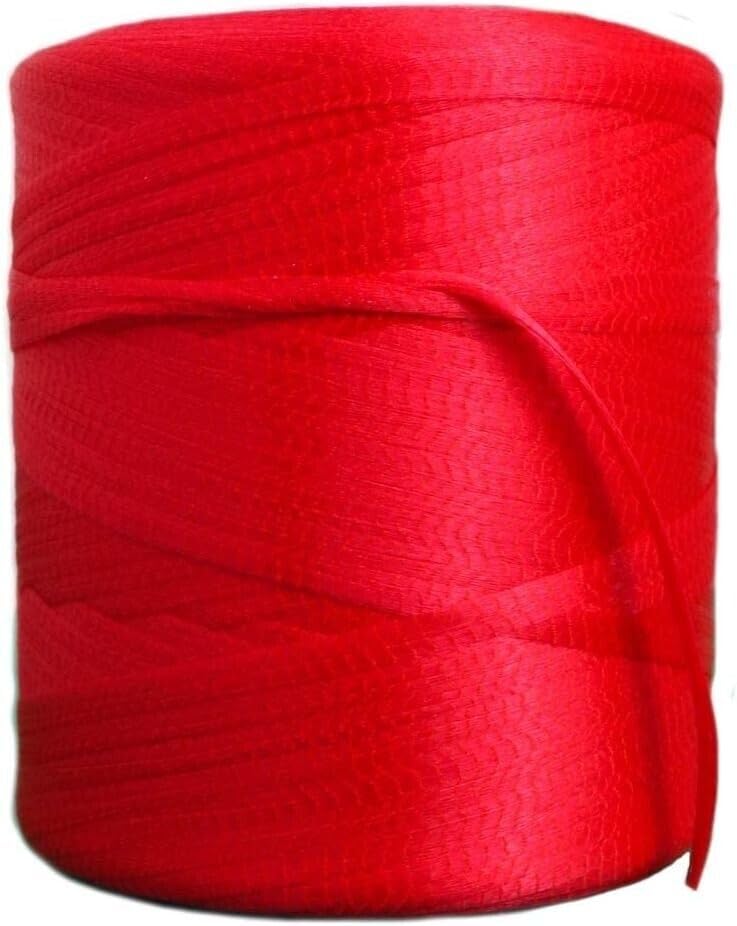 Rete in PP Per Il Confezionamento di Ortofrutta Formaggi Frutta Verdura - Retine Rotolo Retina Sacchetti Sacco Bobina (Rosso)