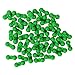 BTSEURY 50PCS Fishing Double Rattle Metal Sea Fishing Attractor Bell Beads with Plastic Case for Luring Fish (Green)