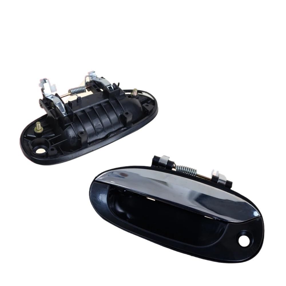 Zmyozdo Front Left Automotive Parts Exterior Door Handle Chrome Rear Front Black For Kia For Carens(Front Left)