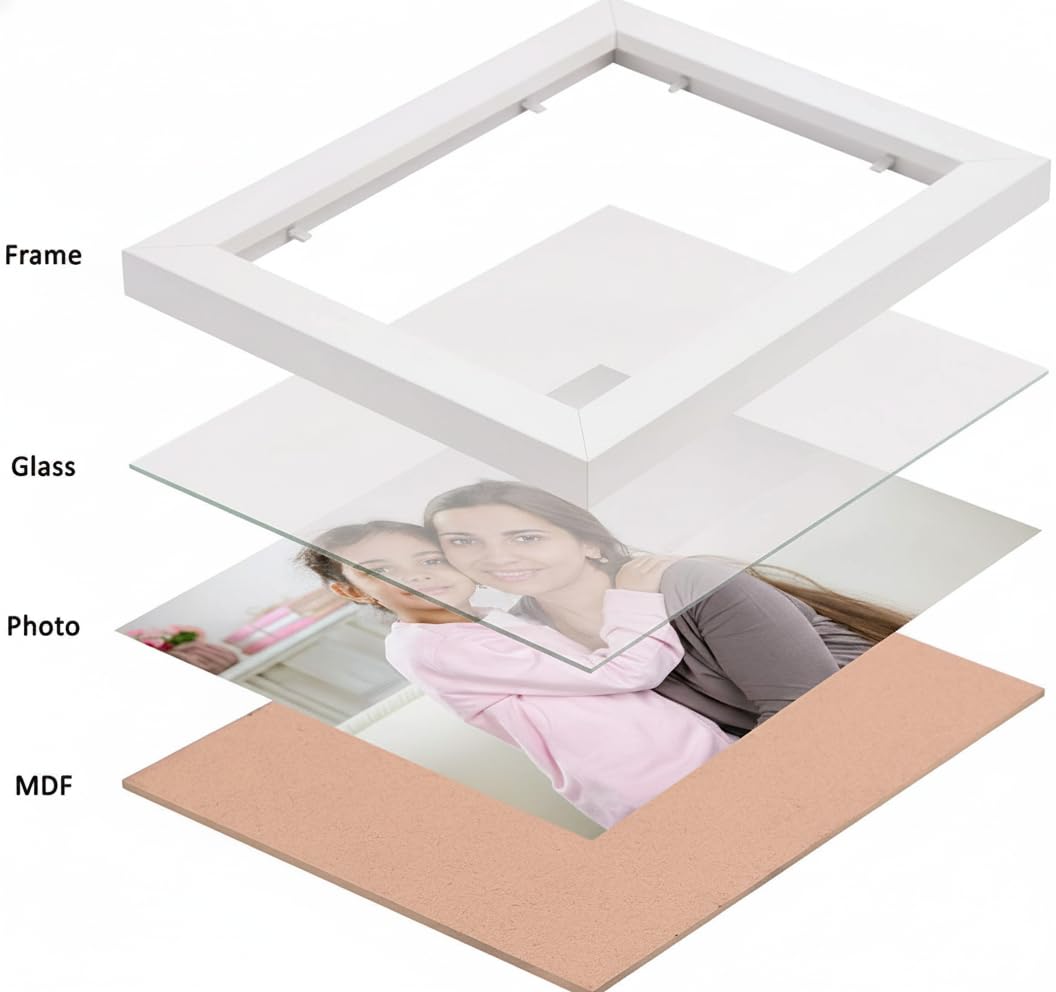 Stuthi Arts Photo Frame, 3x3 Inch, Square Picture Frame with -4