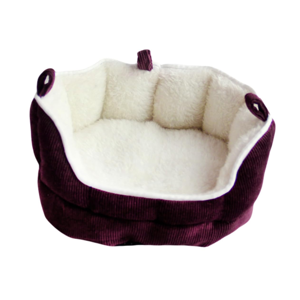 3stücke Kleintier Schlafsack Bequeme Hängematte Für Frettchen Kaninchen Meerschweinchen Hamster Und Andere Kleintiere Rote Kuschel-hausbett Für Entspannte Ruhezeiten
