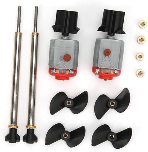OUKENS Motor de hélice de barco RC, accesorio eléctrico de motor de hélice de barco de juguete RC apto para Flytec V005