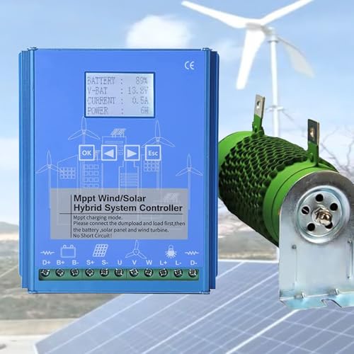 Régulateur de charge hybride éolien et solaire pour kit éolienne horizontale 48V