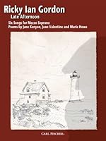 Late Afternoon: Six Songs for Mezzo Soprano 0825859387 Book Cover