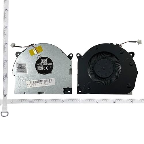 ノートパソコン VGA/GPU CPU 冷却ファン クーラー Legion Y540 Y540-15 Y540-15irh GTX1660 TI EG75070S1-1C030-S9A 1C010 1C020 用(Black)