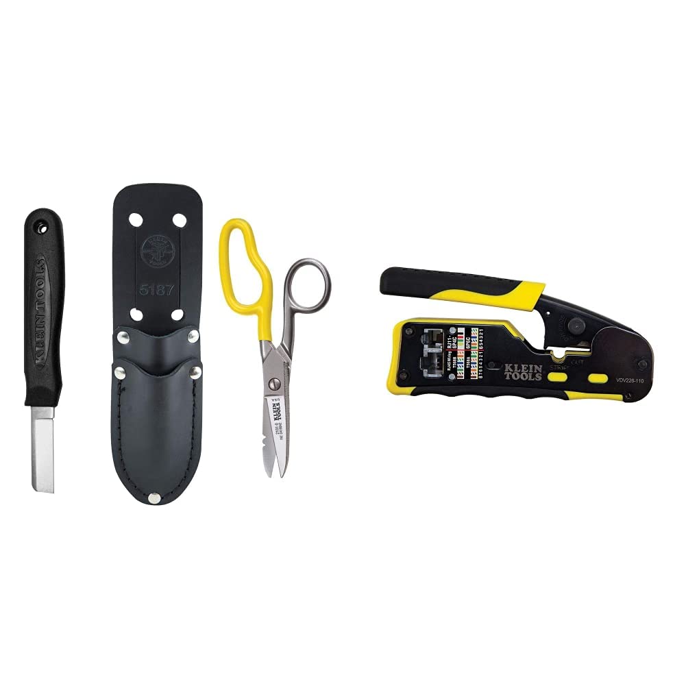 Buy Klein Tools 46039 Cable Splicer's Kit with FreeFall Snip & VDV226
