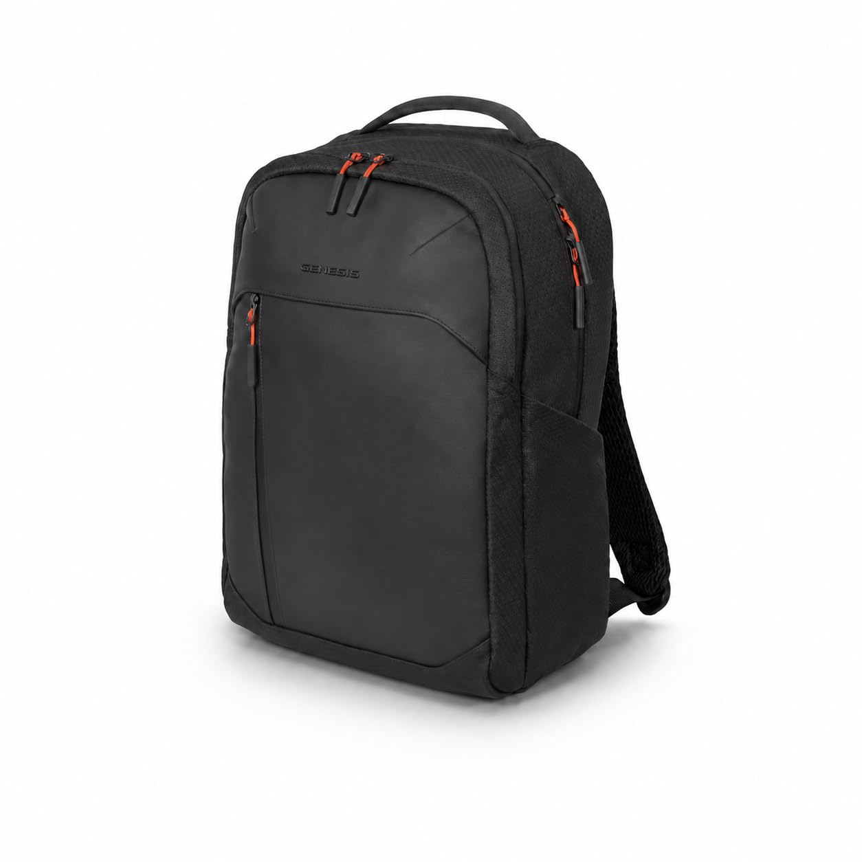 Genesis Pallad - Borsa per computer portatile da gaming da 14,1 a 17,3 pollici, scomparto per computer portatile, zaino per università, scuola, lavoro, studio, borsa impermeabile e cerniera, Nero, 30