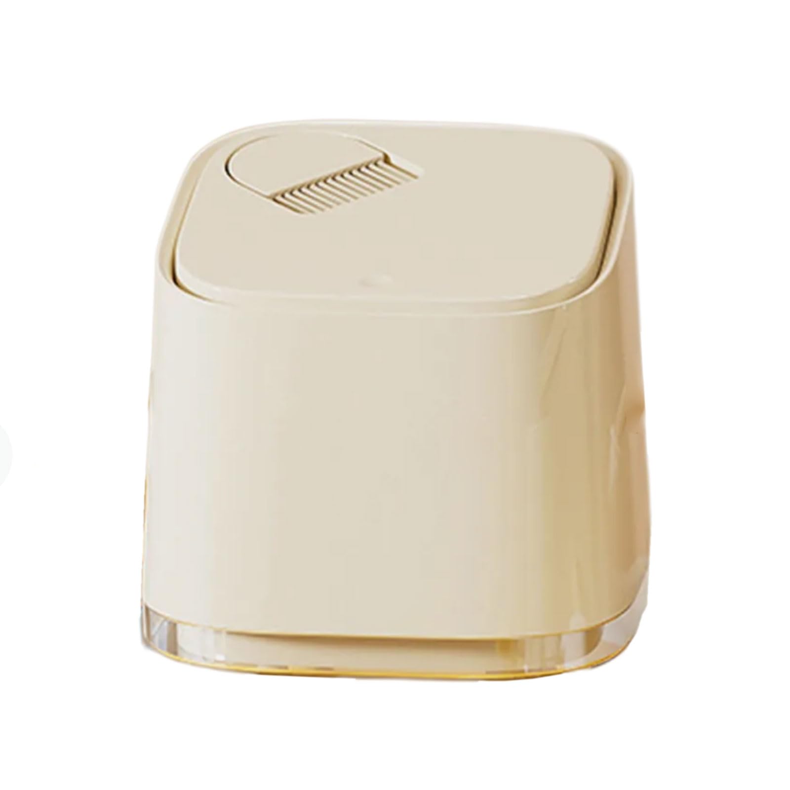 Xjdzineq Space Saving Miniature Trash Bin for Desk Press to Open Lid for Home and Space Saving Waste Container