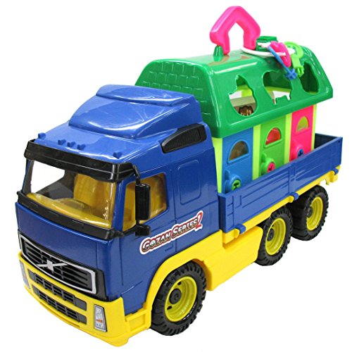 Preisvergleich Produktbild polesie 1442 Volvo Rampe Lkw Plus Haustiere Haus