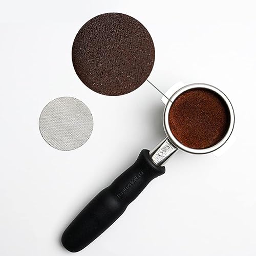 Miniatura 6 de watchget 53 - Pantalla de disco espresso Pantalla de ducha inferior Filtro de café reutilizable de metal de 0.067 in de grosor para cesta de