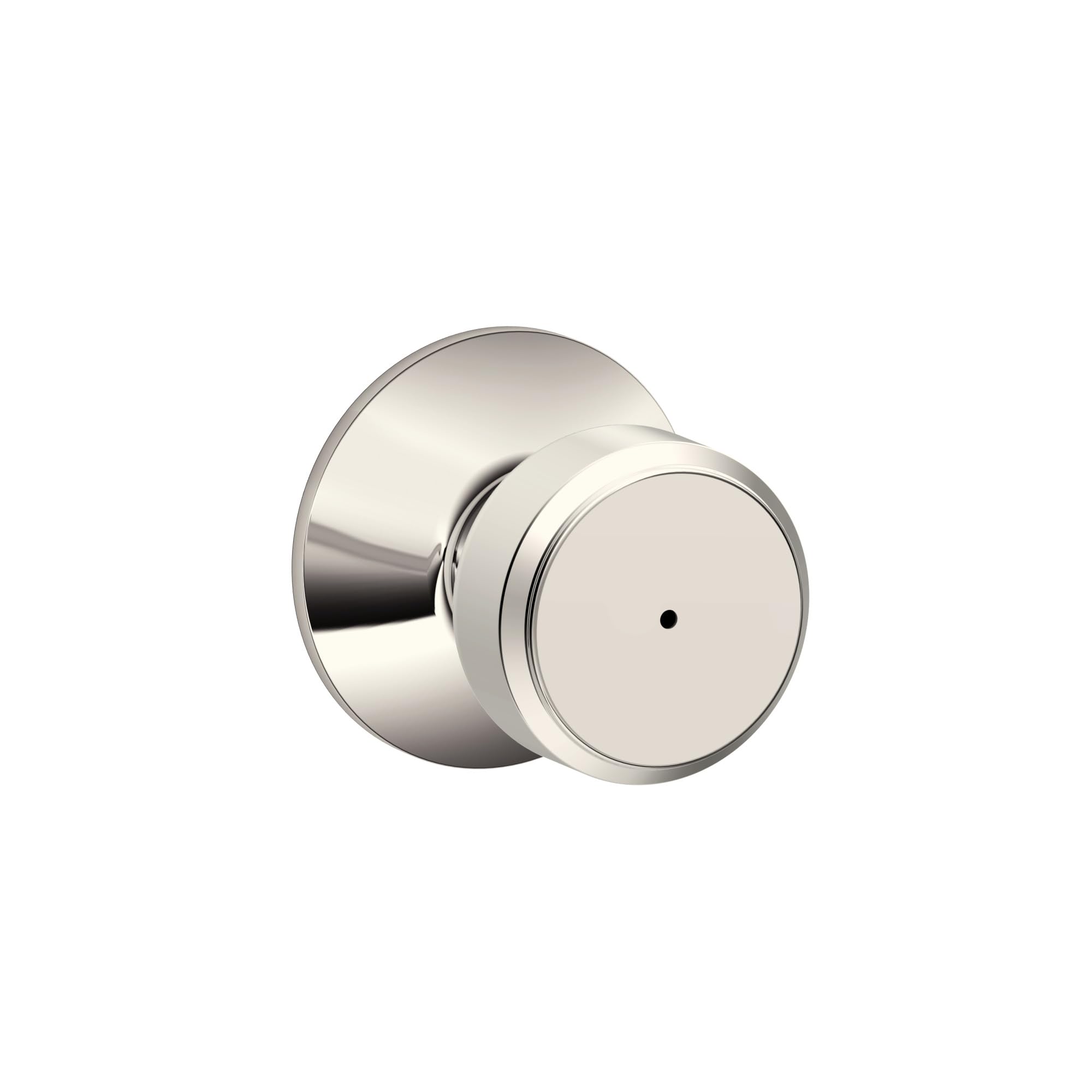 Schlage F40 BWE 618 Bowery Knob Bed and Bath, parlatılmış Nikel by Schlage Lock Company