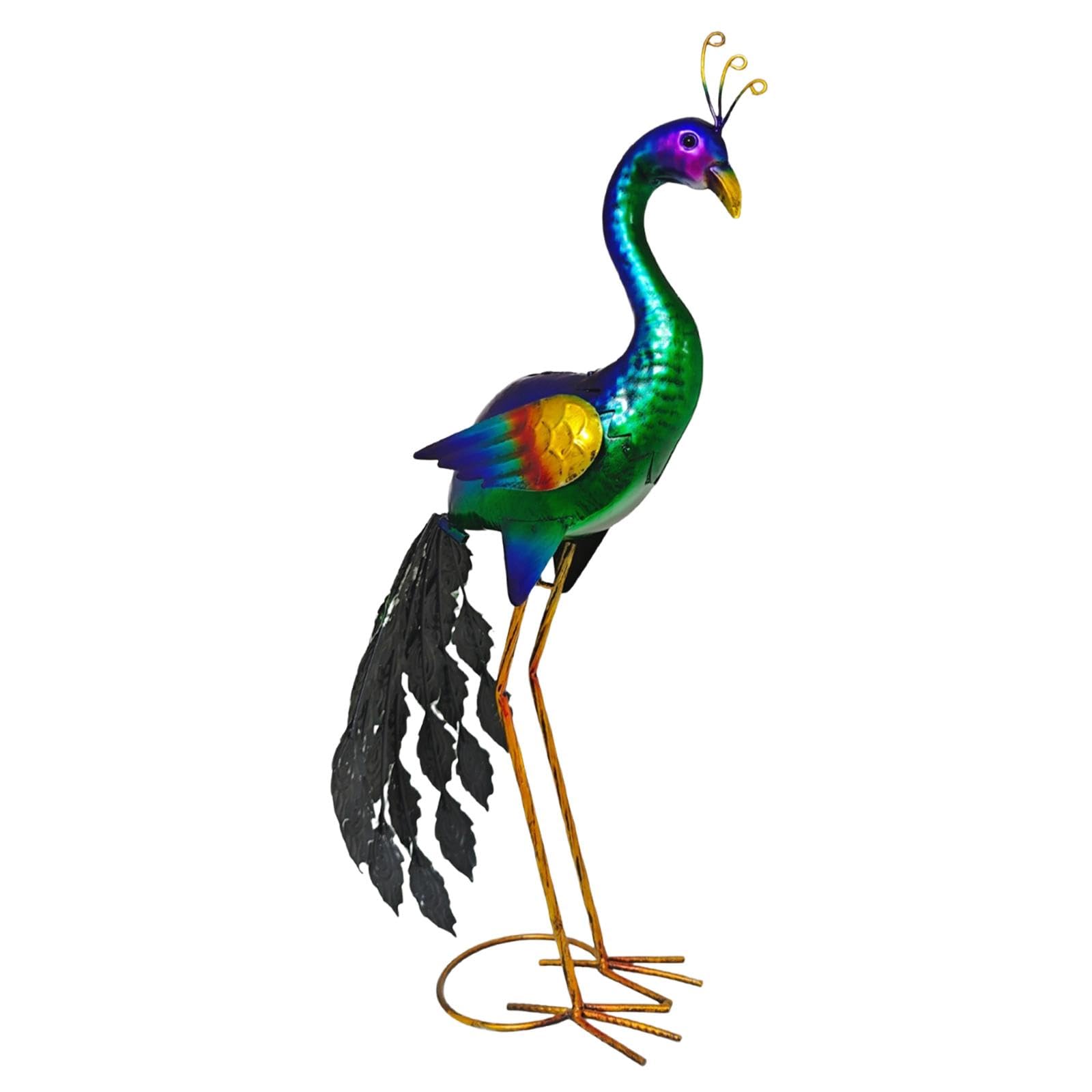 Peacock Garden Statue Metal Iron Art Sculpture for Patio Landscape Courtyard|Yard, Garden & Outdoor Living|Garden Decor|Statues & Lawn Ornaments-image-35