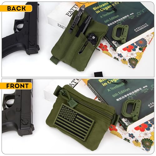 bvya Tactical EDC Compact Pouch Key Pocket Coin Purse ID Card Holder Accessories Organizer Pouch Waist Pack3