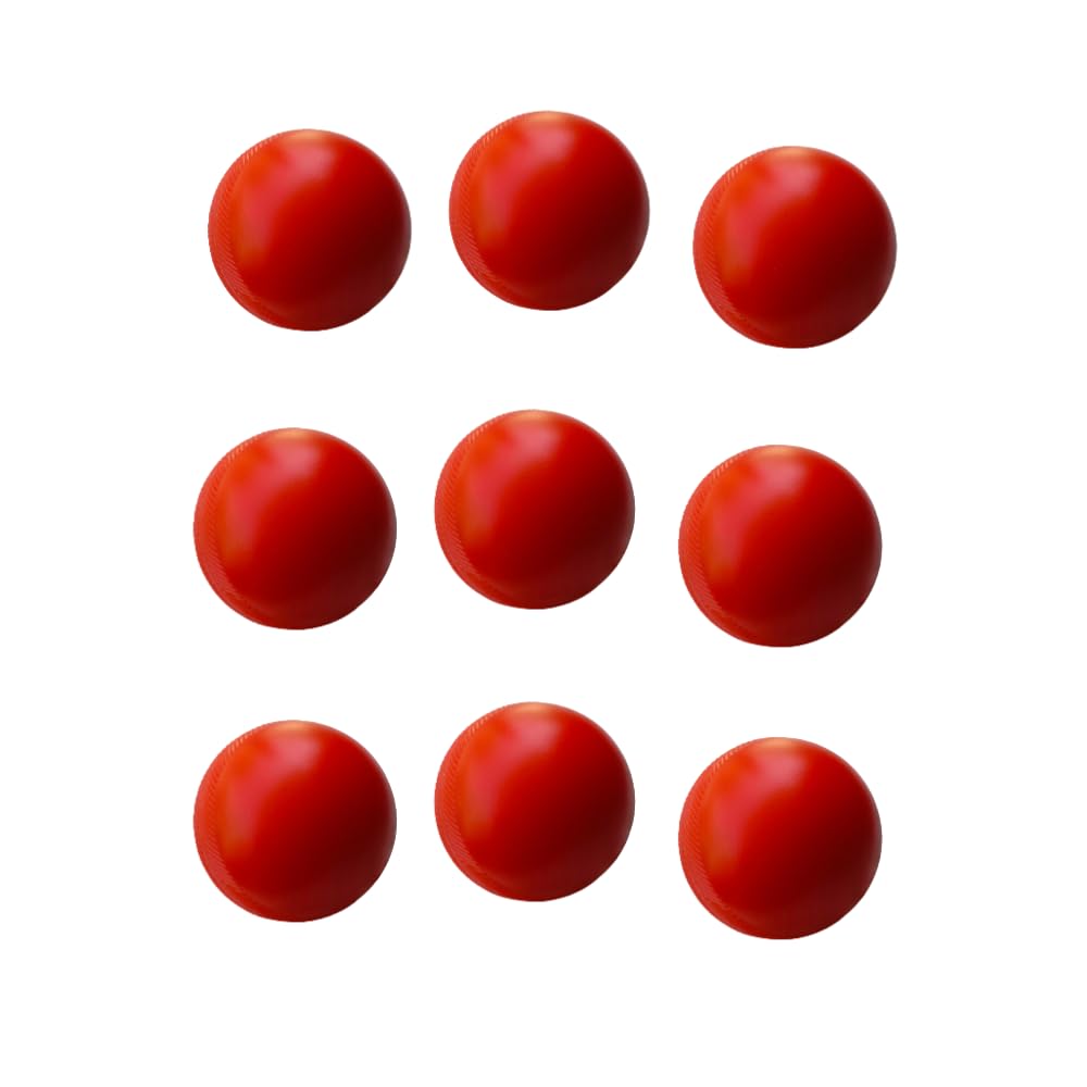 Heavy Plastic Cricket Training Balls 80 gm for Indoor and Outdoor Cricket Game, Heavy Plastic Ball for Cricket Drills and Bounce Practice, Red Pack of 9 (B0CYWSJQX9) Amazon Price History, Amazon Price Tracker