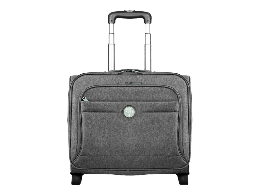 Port Designs Trolley Sac à roulettes Yosemite eco pour Ordinateur Portable. tabette Tactile & Document Format iata 15.6-16 Pouces 25 litres Gris